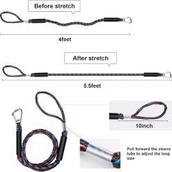 Alternative view of Bungee Dock Line with 316 Stainless Clips 4 Feet