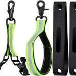 Firefighter safety strap set with reflective trim