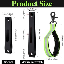 Alternative view of 4 Pcs Firefighter Tools Include 2 Helmet Band Glove Strap Holder Fire Safety with Reflective Trim Accessories