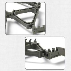 Alternative view of 2Pcs Camping Stove Fuel Can Stabilizer, Mini Foldable Outdoor Hiking Cooking Gas Tank Bracket,Foldable Cartridge Canister Tripod (Oranger)