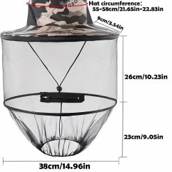 Anti-mosquito mesh fishing cap with removable net 9 V1259 DP01 A 1249 202603310145 02