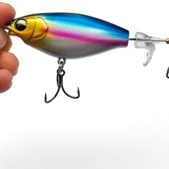 Alternative view of Top Water Fishing Lures with Propeller Tail, 5 Piece Set
