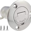 Water deck fill 1-1/2" keyless cap 316 stainless steel