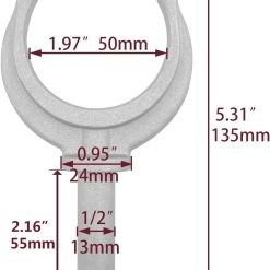 Alternative view of Aluminium oar lock for boat and kayak, pair