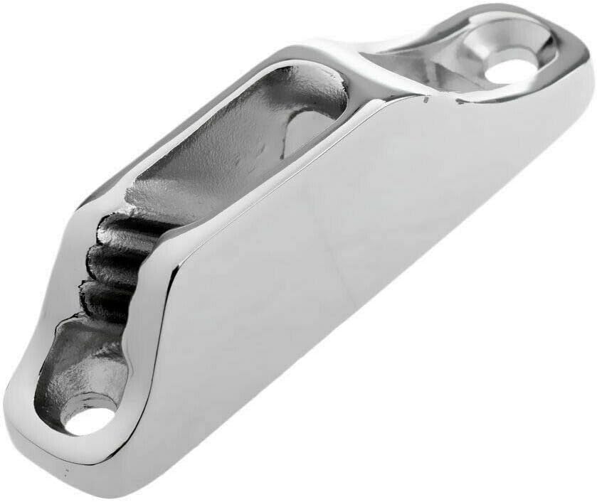 Boat Rope Clam Cleat 18 x 82mm Stainless Steel 2-Pack 4 Boat Rope Clam Cleat 18 x 82mm Stainless Steel 2-Pack - Image 4