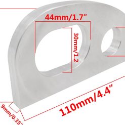 Alternative view of Aluminium bow eye with rope hole for marine boats