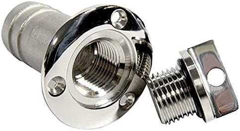 1" Boat Fuel Deck Fill with Keyless Cap and Marine Mirror - 316 Stainless Steel 3 1" Boat Fuel Deck Fill with Keyless Cap and Marine Mirror - 316 Stainless Steel - Image 3