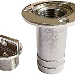1" Boat Fuel Deck Fill with Keyless Cap and Marine Mirror - 316 Stainless Steel 10 V1259 DP01 A 1310 202603302111 03