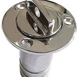 1" Boat Fuel Deck Fill with Keyless Cap and Marine Mirror - 316 Stainless Steel 11 V1259 DP01 A 1310 202603302111 04