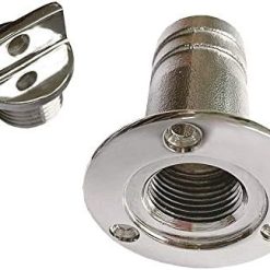 1" Boat Fuel Deck Fill with Keyless Cap and Marine Mirror - 316 Stainless Steel 13 V1259 DP01 A 1310 202603302111 06