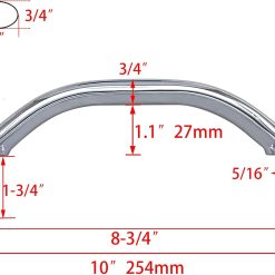 316 Stainless Steel Grab Handle 8-3/4" Marine RV 9 V1259 DP01 A 1313 202603302116 02