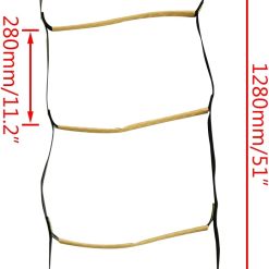 Alternative view of Boat rope ladder 4 step 400 lb capacity