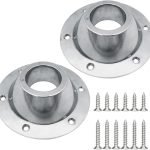 Aluminium RV Table Pedestal Base Mount, 2 Pack