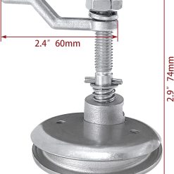 Alternative view of Boat Cam Latch Flush Pull Hatch 316 Stainless Steel