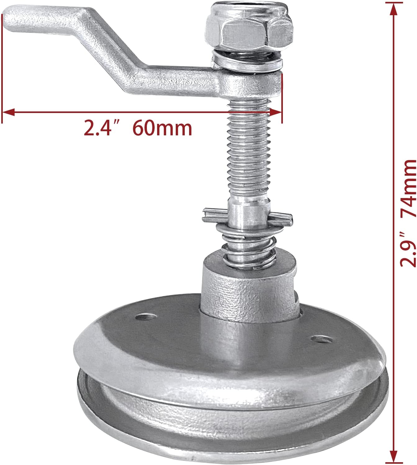 Boat Cam Latch Flush Pull Hatch 316 Stainless Steel 2 Boat Cam Latch Flush Pull Hatch 316 Stainless Steel - Image 2