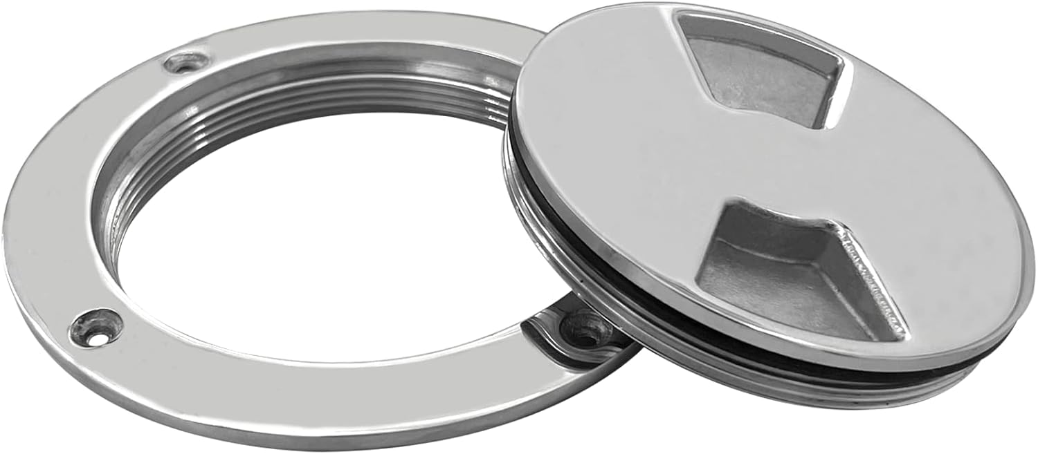 4 inch Round Deck Plate Inspection Hatch 316 Stainless Steel 1 4 inch Round Deck Plate Inspection Hatch 316 Stainless Steel