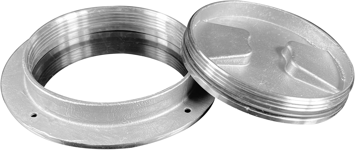 4 inch Round Deck Plate Inspection Hatch 316 Stainless Steel 5 4 inch Round Deck Plate Inspection Hatch 316 Stainless Steel - Image 5