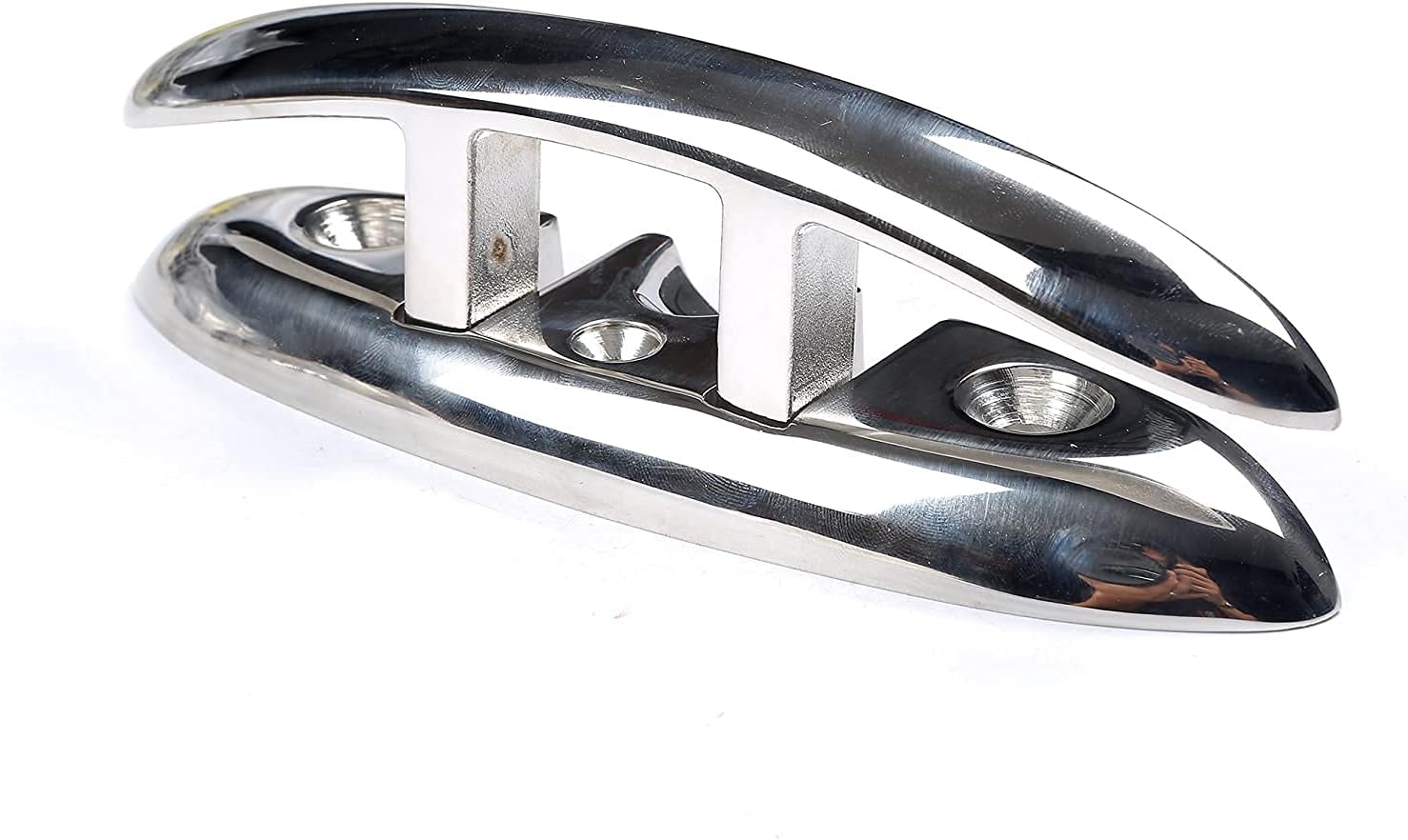 Folding boat cleat 6" flip-up 316 stainless steel 4 Folding boat cleat 6" flip-up 316 stainless steel - Image 4