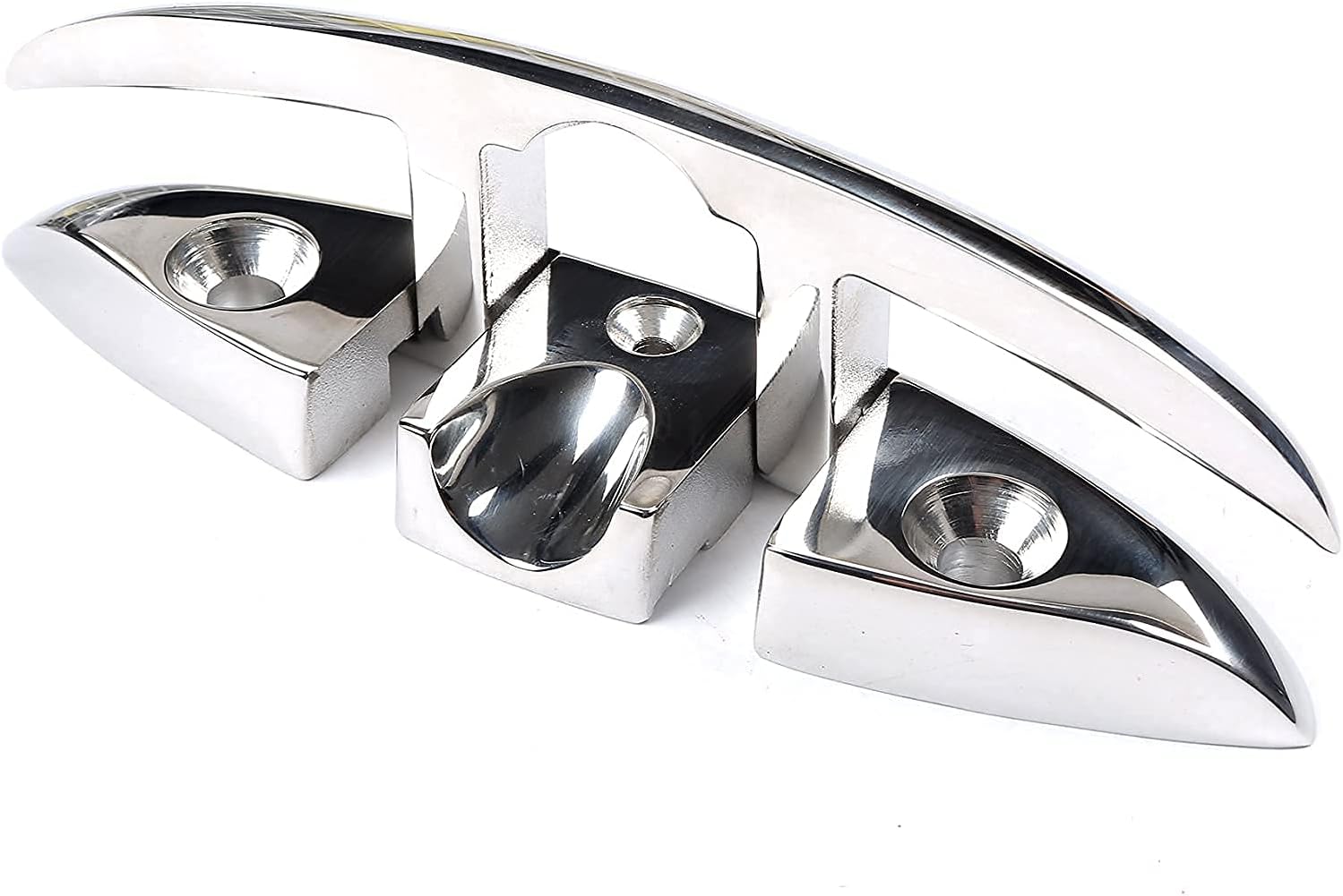 Folding boat cleat 6" flip-up 316 stainless steel 7 Folding boat cleat 6" flip-up 316 stainless steel - Image 7