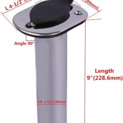 Alternative view of Stainless Steel Boat Rod Holder 90 Degree Flush Mount