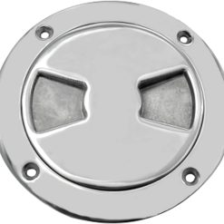 Alternative view of 5 inch 316 stainless steel round inspection deck plate