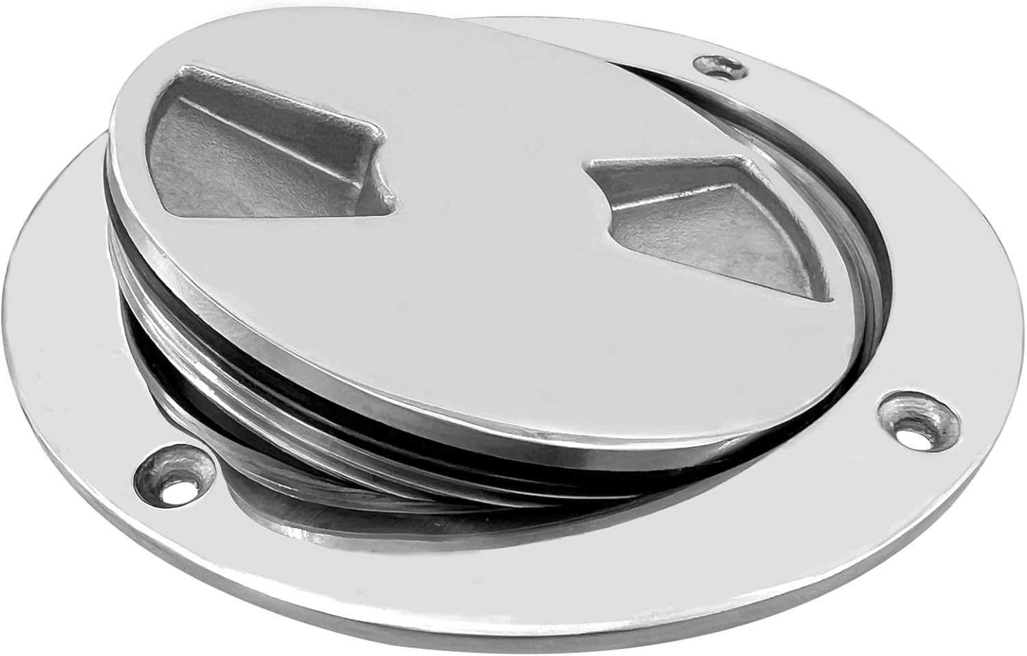 5 inch 316 stainless steel round inspection deck plate 6 5 inch 316 stainless steel round inspection deck plate - Image 6