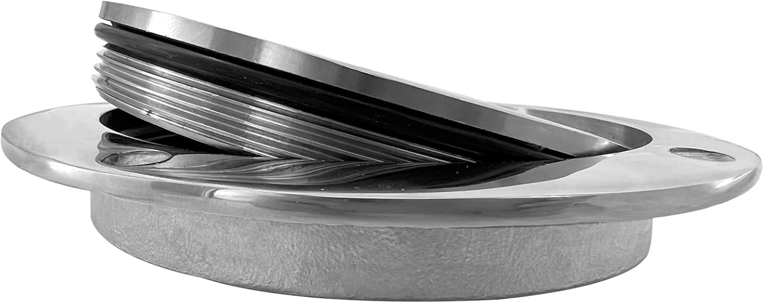 5 inch 316 stainless steel round inspection deck plate 7 5 inch 316 stainless steel round inspection deck plate - Image 7