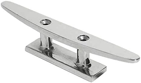 Boat Cleat 4" 316 Stainless Steel Open Base Pack of 2 3 Boat Cleat 4" 316 Stainless Steel Open Base Pack of 2 - Image 3