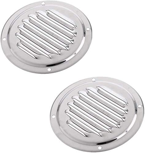 Round Louvered Vent 102mm Stainless Steel Marine 1 Round Louvered Vent 102mm Stainless Steel Marine