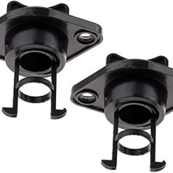 Alternative view of Black nylon marine drain plug 25mm with captive screw