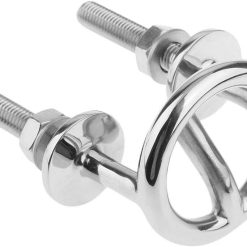 Marine Stainless Steel Transom Mount Ski Tow Hook 2-1/2" Ring