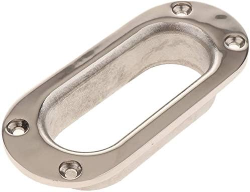 Stainless steel hawse pipe fairlead 136 x 61mm 5 Stainless steel hawse pipe fairlead 136 x 61mm - Image 5