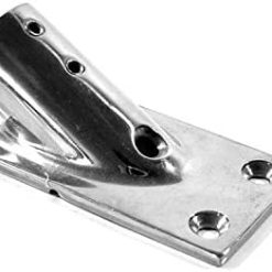 Alternative view of 316 Stainless Steel Marine Handrail Fitting 30° 22mm