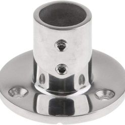 22mm stainless steel round base marine railing fitting