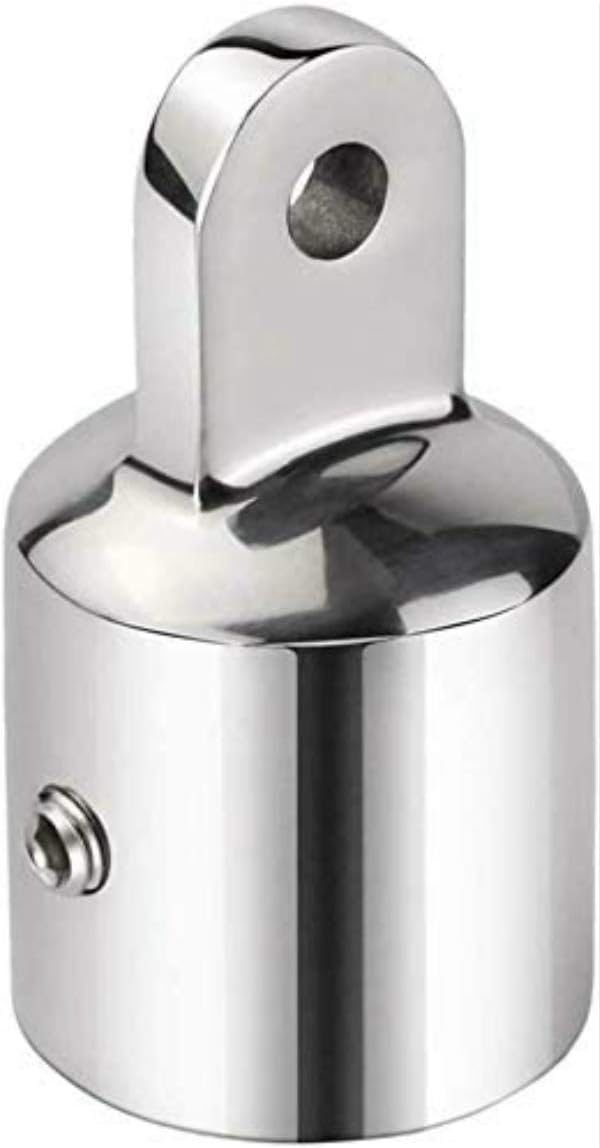 Bimini Top Cap 3/4" Stainless Steel External Eye Tube 1 Bimini Top Cap 3/4" Stainless Steel External Eye Tube