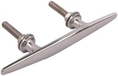 Stainless Steel 316 Stud Mount Cleat 6 inch 2 Stainless Steel 316 Stud Mount Cleat 6 inch - Image 2