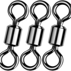 Fishing barrel swivels 31LB test #10, 50-pack