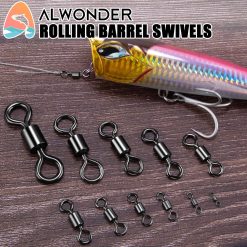 Fishing barrel swivels 31LB test #10, 50-pack 12 V1259 DP01 A 1443 202603310020 05