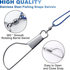 Fish stringer 16ft with 8 stainless steel snaps and ground pillar 9 V1259 DP01 A 1450 202603310026 02