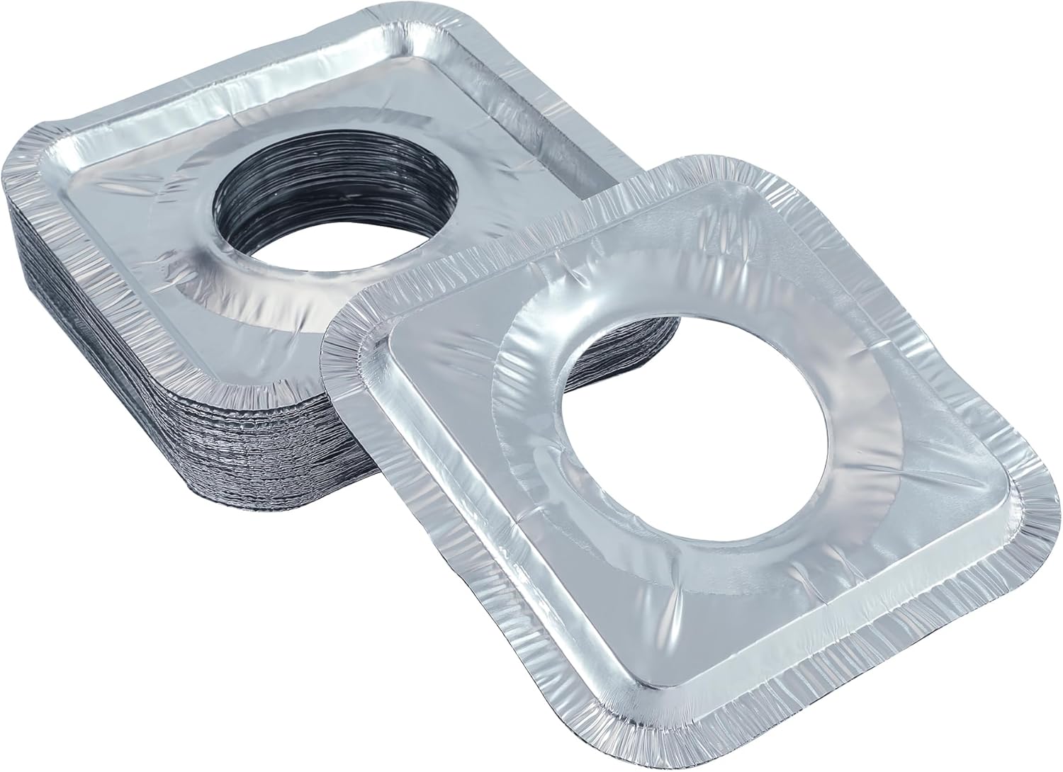 Gas burner liners 50 pack 8.5" aluminium foil stove covers 3 Gas burner liners 50 pack 8.5" aluminium foil stove covers - Image 3