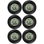 Digital Hygrometer Thermometer – 6 Pack