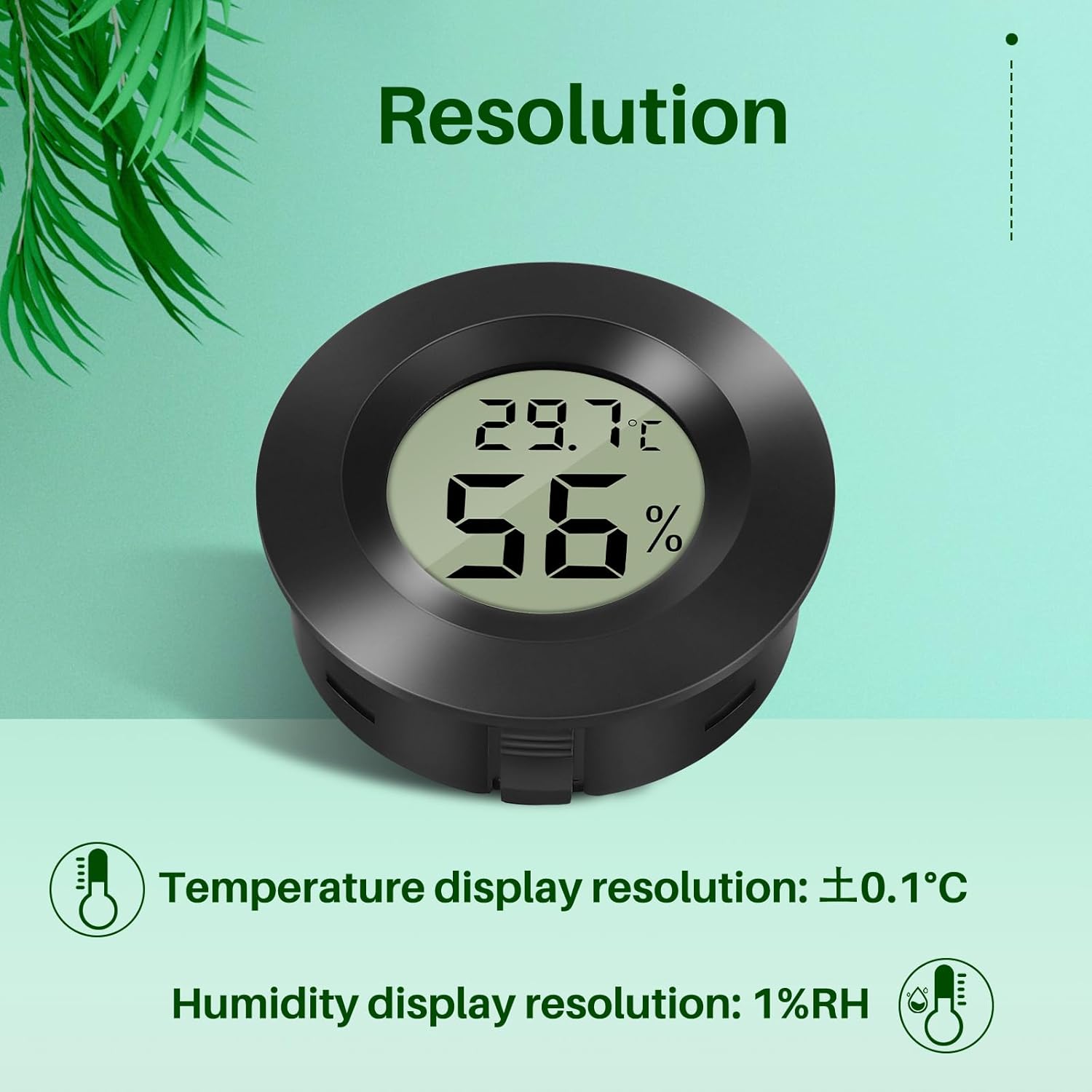 Digital Hygrometer Thermometer – 6 Pack 2 Digital Hygrometer Thermometer – 6 Pack - Image 2