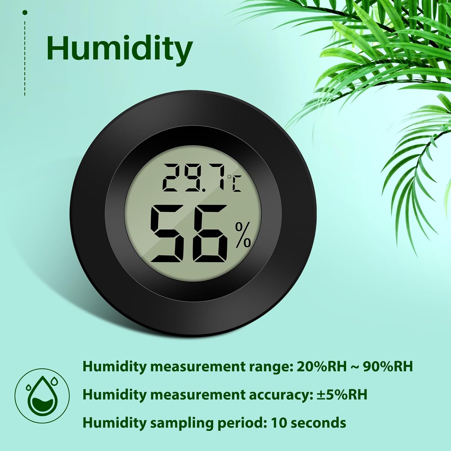 Digital Hygrometer Thermometer – 6 Pack 4 Digital Hygrometer Thermometer – 6 Pack - Image 4