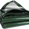 Green tarpaulin 6.6 x 9.8 ft waterproof heavy duty