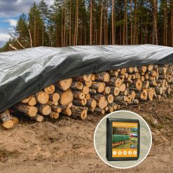 Alternative view of 120GSM Tarpaulin Waterproof Heavy Duty, 6.6 x 9.8 Ft Large Green Rainproof Tarp UV/Tear Resistant PE Tarpaulin Sheet Tent with Reinforced Eyelets, Cover for Pool, Caravan, Garden Furniture