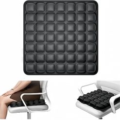 3D Air Cell Travel Cushion - Inflatable Seat Cushion for Airplane, Car, Office Chair, and Wheelchair
