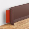 Vinyl Wall Base Moulding 4 inch x 20 feet Self-Adhesive Brown