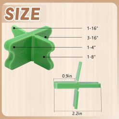 Alternative view of Deck spacer tool kit, 8 pieces, 4 thicknesses