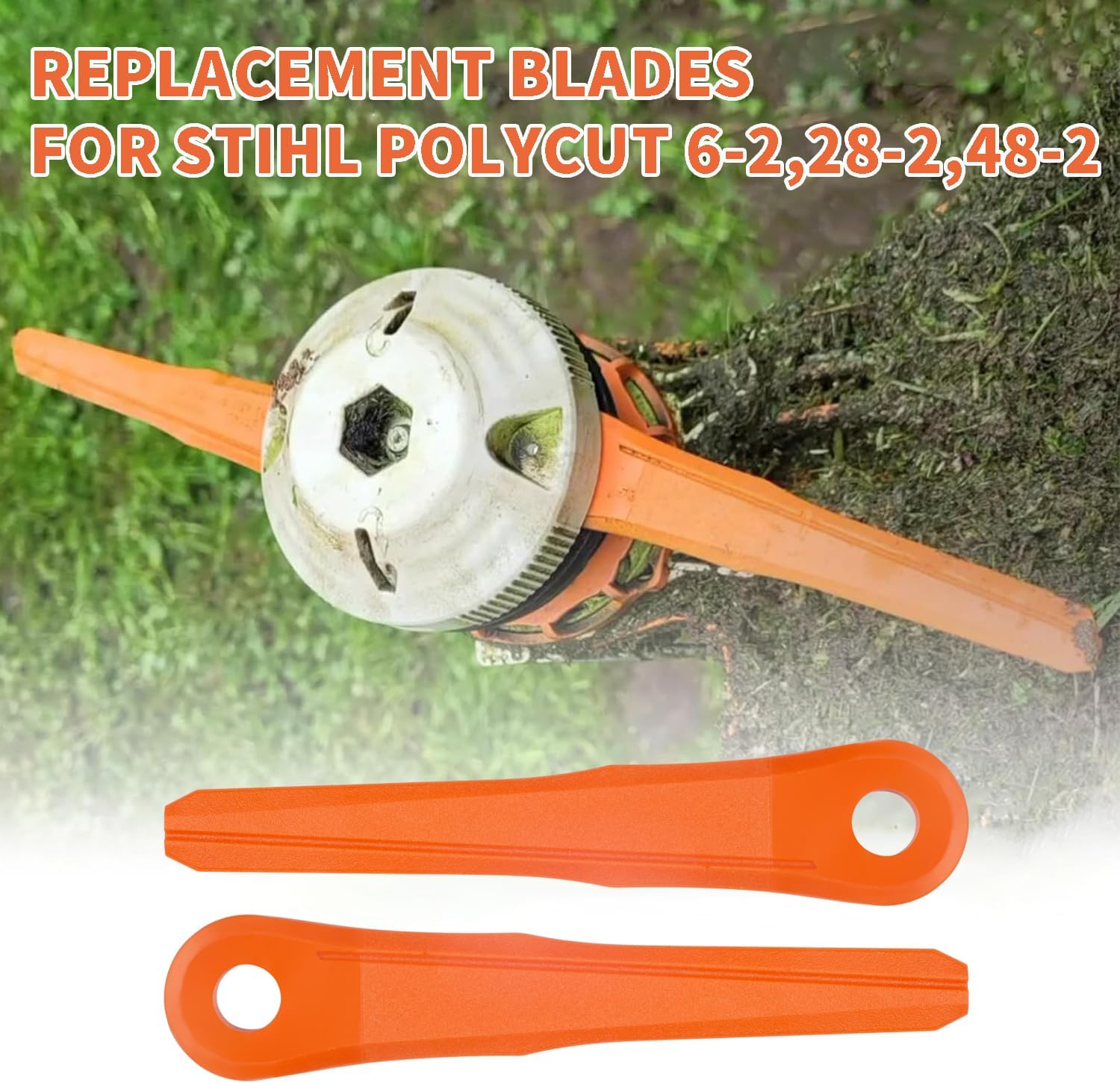 Pack of 24 Plastic Replacement Blades for Stihl Polycut 6-2, 28-2, 48-2,6-3, 7-3, 27-3, 47-3, Replace 4002 007 1000 4 Pack of 24 Plastic Replacement Blades for Stihl Polycut 6-2, 28-2, 48-2,6-3, 7-3, 27-3, 47-3, Replace 4002 007 1000 - Image 4