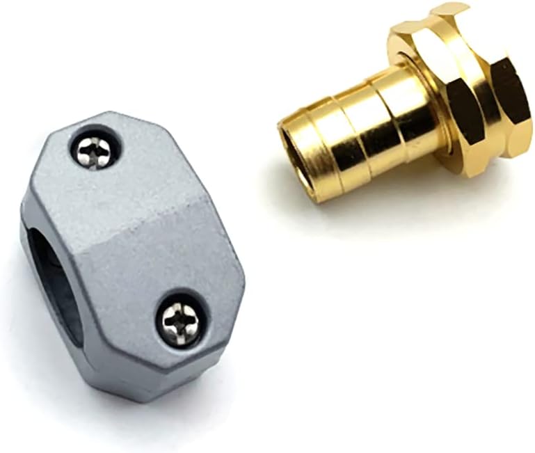 4 Pack Heavy Duty Garden Hose Repair Fittings, Aluminum Mender Female Male Hose Repair Coupler Connector with Clamp, Fits All 3/4 Inch or 5/8 Inch Garden Hose 5 4 Pack Heavy Duty Garden Hose Repair Fittings, Aluminum Mender Female Male Hose Repair Coupler Connector with Clamp, Fits All 3/4 Inch or 5/8 Inch Garden Hose - Image 5